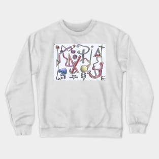 Alien Graff Crewneck Sweatshirt